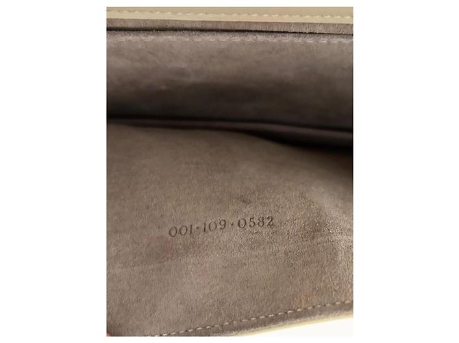 Gucci Borsa a Tracolla in Pelle Beige - vista 9
