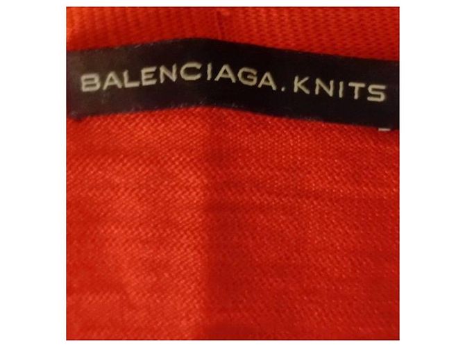 Balenciaga Strickjacke aus Seide und Kaschmir in Orange - Ansicht 3