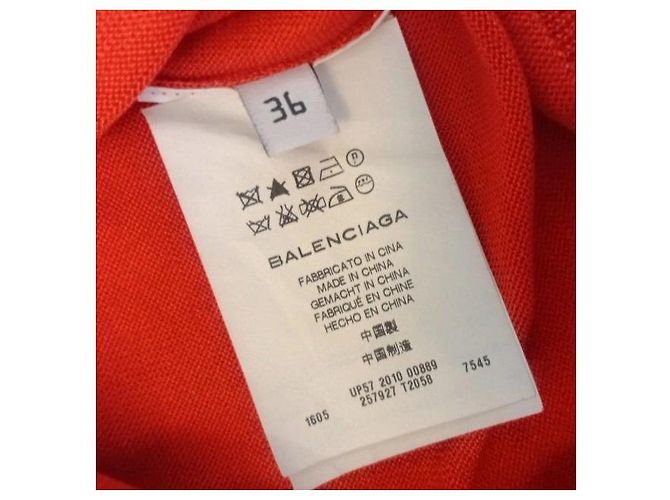 Balenciaga Strickjacke aus Seide und Kaschmir in Orange - Ansicht 4