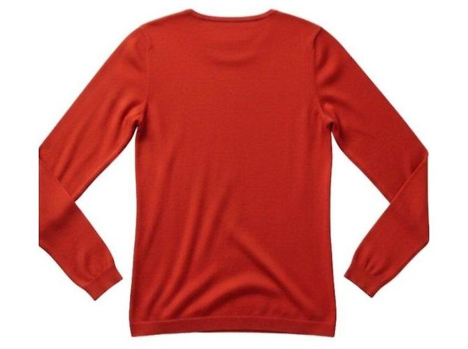Balenciaga Strickjacke aus Seide und Kaschmir in Orange - Ansicht 5