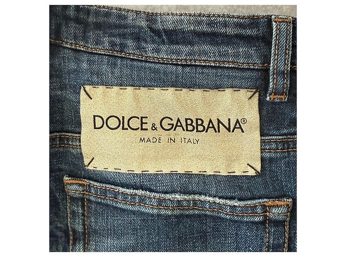 Vaqueros Bootcut Dolce & Gabbana D&G con Lentejuelas Azul - vista 10