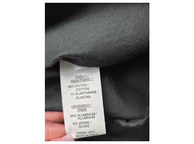 Balmain Abito corto a quadri con borchie Nero Rosso D'oro - vista 9
