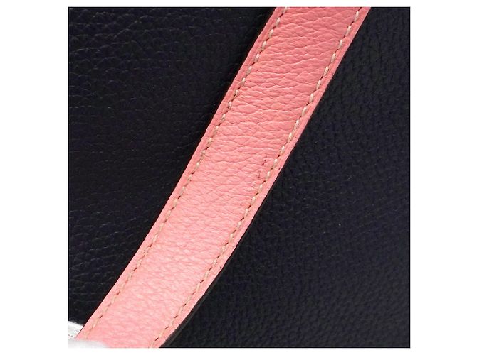 Hermès Borsa Tote Hermes Double Sens 28 Rosa Blu - vista 7