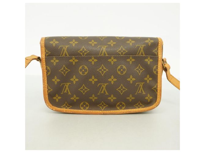Borsa a spalla Louis Vuitton Monogram Gibeciere PM Marrone - vista 11