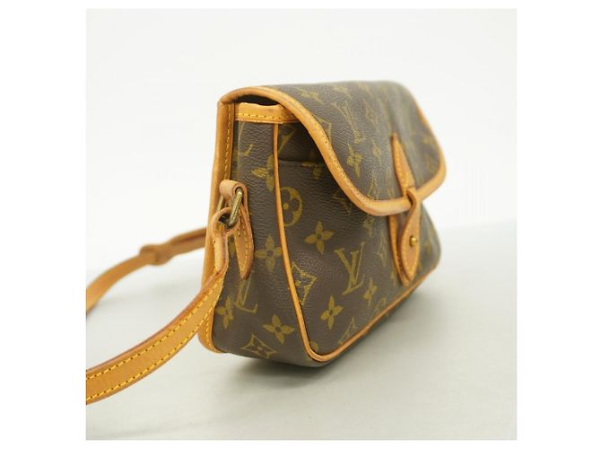 Borsa a spalla Louis Vuitton Monogram Gibeciere PM Marrone - vista 2
