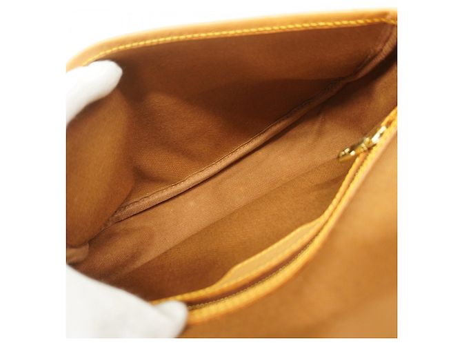 Borsa a spalla Louis Vuitton Monogram Gibeciere PM Marrone - vista 4