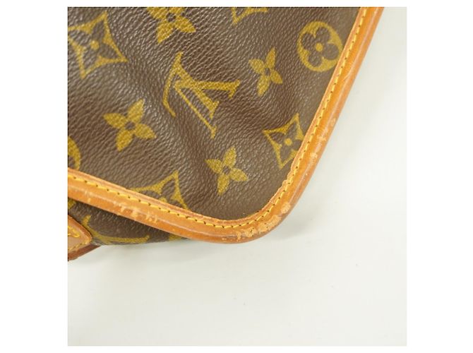 Borsa a spalla Louis Vuitton Monogram Gibeciere PM Marrone - vista 6