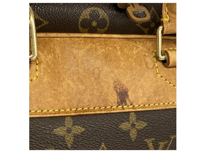 Borsa Louis Vuitton Monogram Deauville Marrone - vista 10
