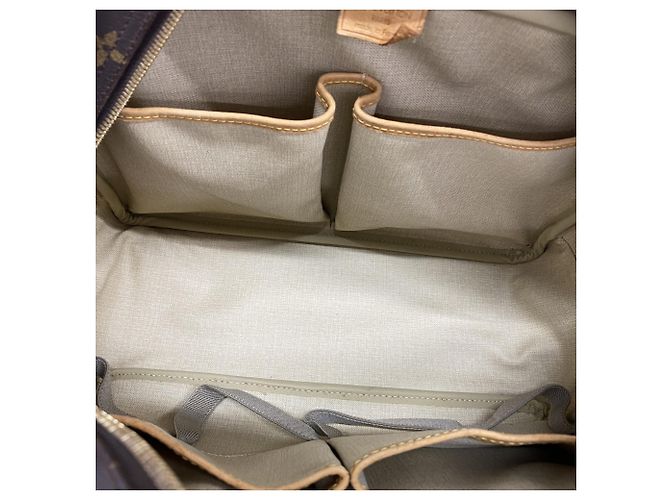 Borsa Louis Vuitton Monogram Deauville Marrone - vista 4