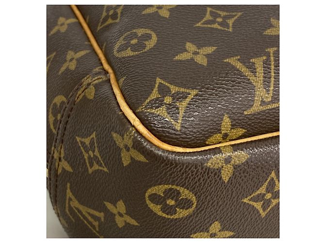 Borsa Louis Vuitton Monogram Deauville Marrone - vista 7