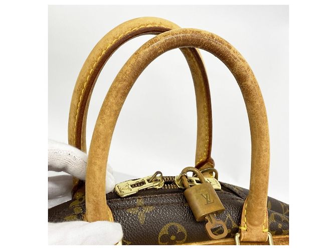 Borsa Louis Vuitton Monogram Deauville Marrone - vista 8