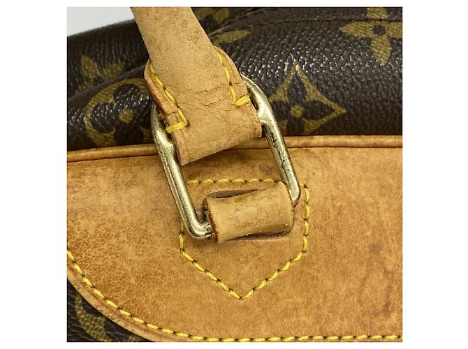 Borsa Louis Vuitton Monogram Deauville Marrone - vista 9