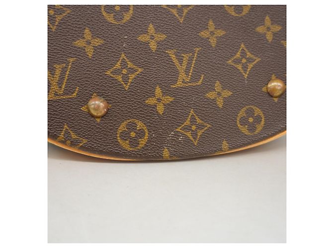 Borsa Tote Louis Vuitton Monogram Bucket GM Marrone - vista 12
