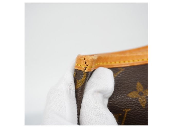 Borsa Tote Louis Vuitton Monogram Bucket GM Marrone - vista 6