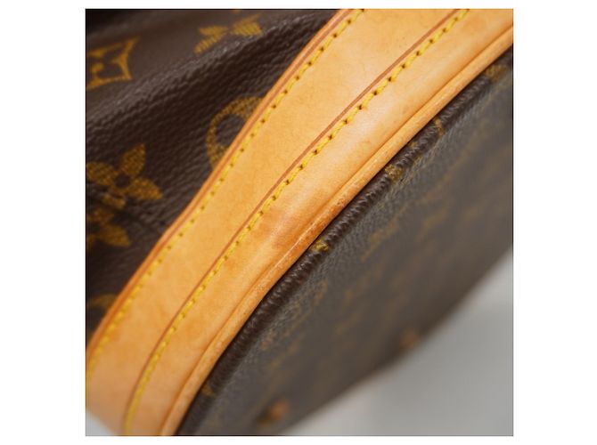 Borsa Tote Louis Vuitton Monogram Bucket GM Marrone - vista 9