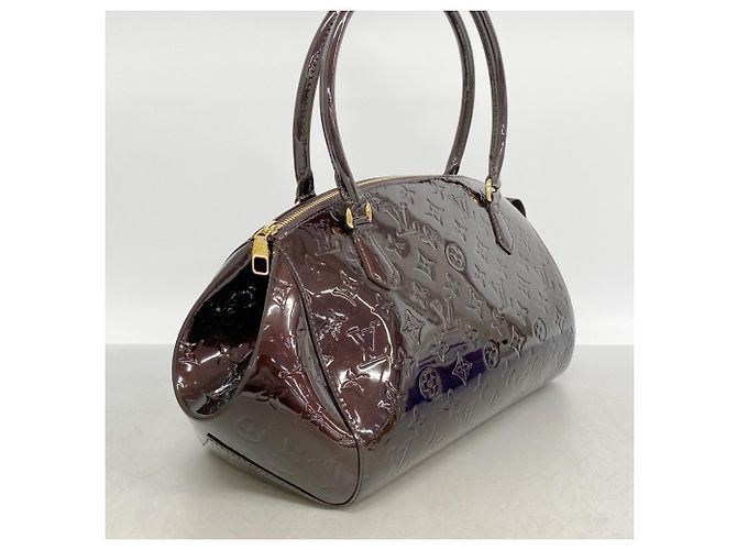 Borsa Louis Vuitton Vernis Sherwood GM Bordò - vista 2
