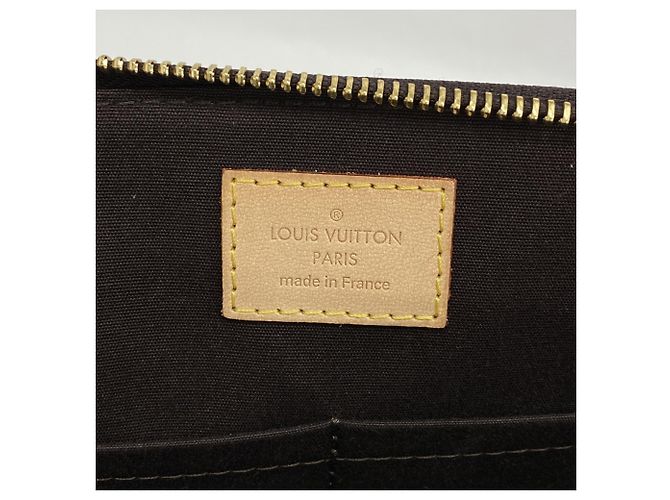 Borsa Louis Vuitton Vernis Sherwood GM Bordò - vista 5