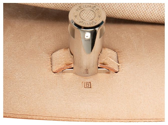 Hermès Beige Toile Herbag 50 - Ansicht 6