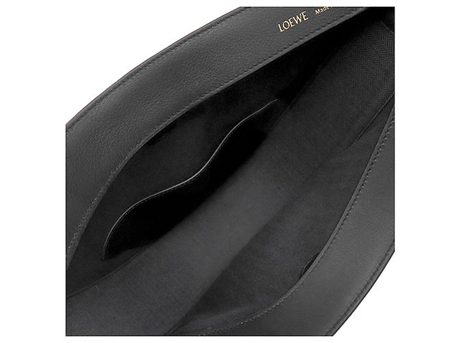 LOEWE Borsa Luna Hobo in tela Anagram blu Blu navy - vista 4