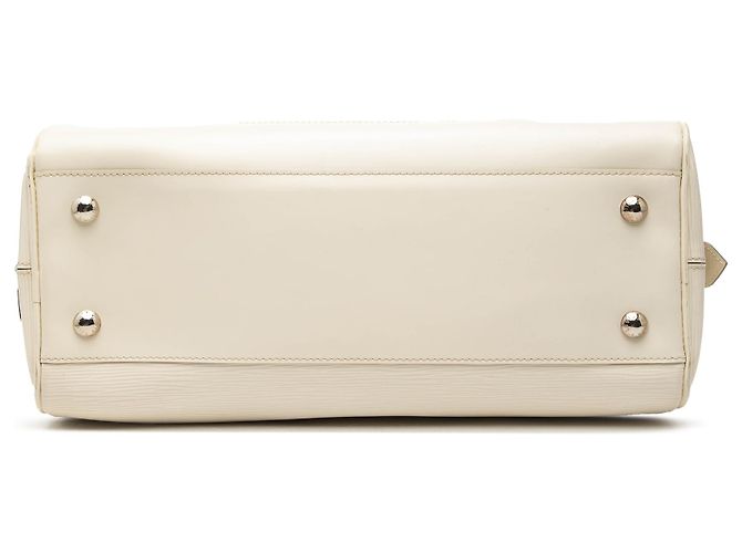 Louis Vuitton White Epi Bowling Montaigne GM Bianco Crudo - vista 3