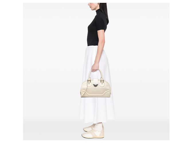 Louis Vuitton White Epi Bowling Montaigne GM Bianco Crudo - vista 7