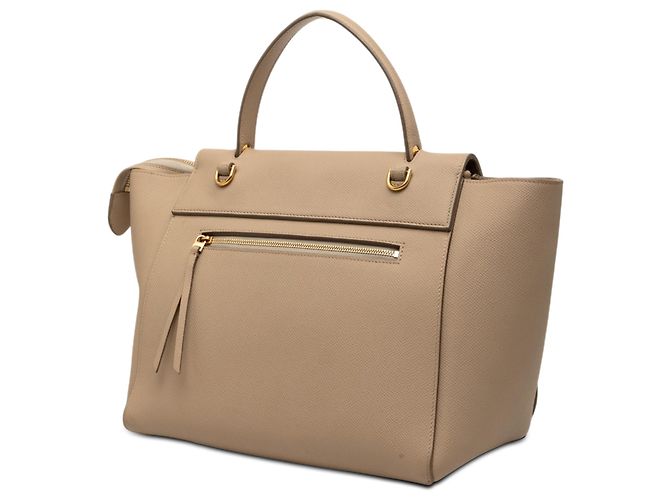 Belt Bag Céline Borsa Belt in vitello granulato mini beige Celine - vista 2