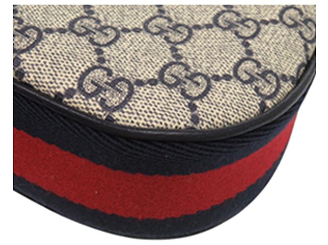Gucci Beige Small GG Supreme Web Attache Crossbody - Ansicht 10
