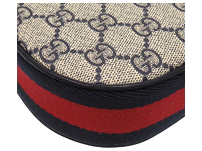 Gucci Beige Small GG Supreme Web Attache Crossbody - Ansicht 7