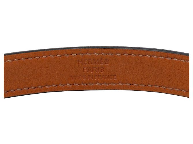 Bracciale Drag Double Tour in pelle nera Hermès T1 Nero - vista 4