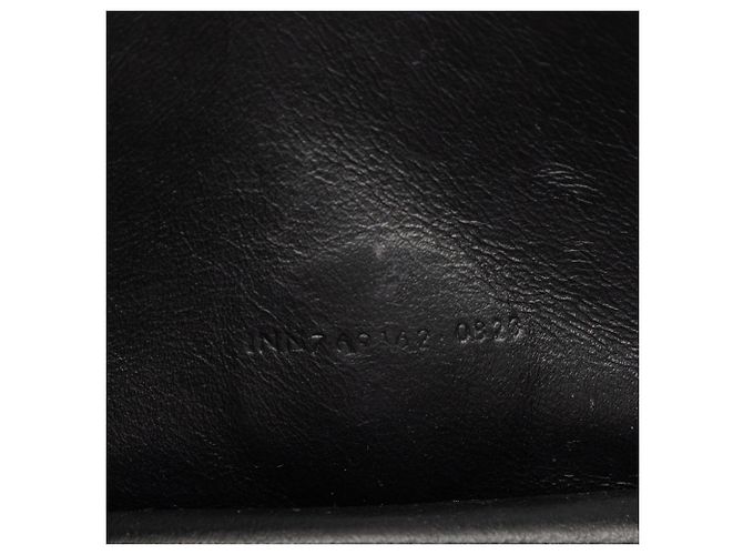 Borsa a tracolla Saint Laurent in pelle di vitello liscia nera Nero - vista 6