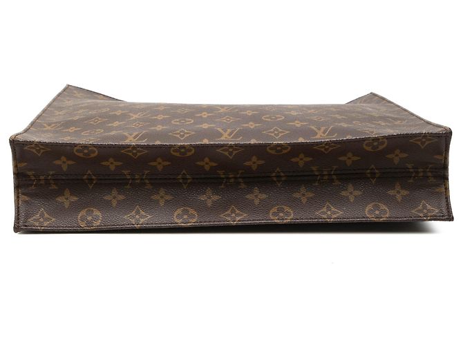 Louis Vuitton Sac Plat Monogram Marrone - vista 3