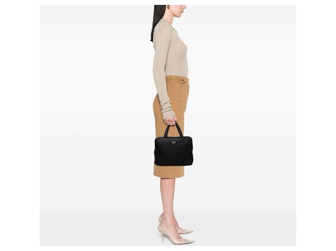 Borsa Prada Black Tessuto Nero - vista 6