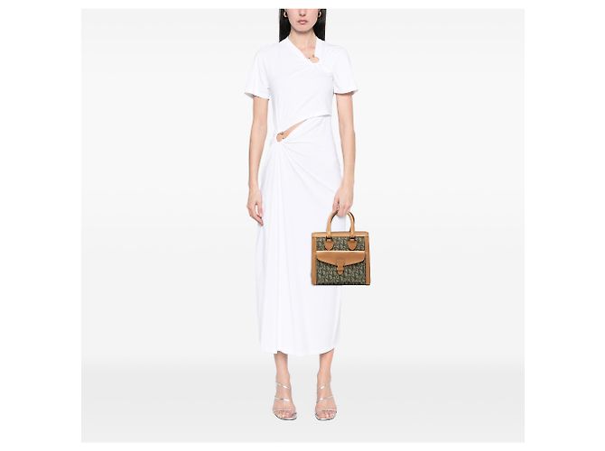 Tote Diorissimo in tela Dior Trotter verde - vista 7