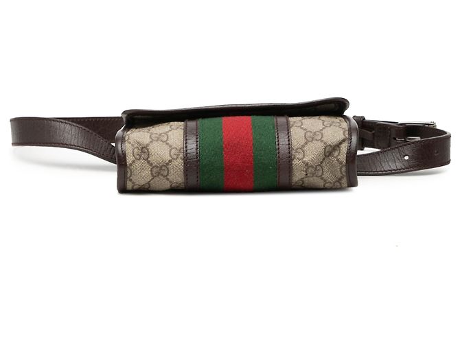 Borsa a tracolla Gucci Beige GG Supreme Web - vista 3