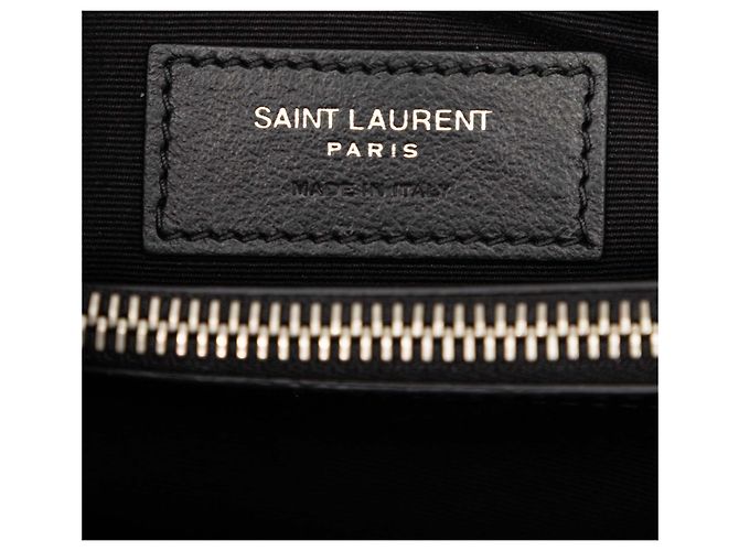 Bolsa de ombro Saint Laurent Black Medium Matelasse Calfskin Monogram LouLou Preto - vista 5