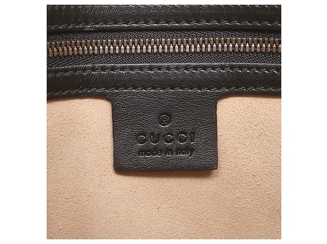 Gucci Black GG Marmont Matelasse Leather Crossbody Nero - vista 5