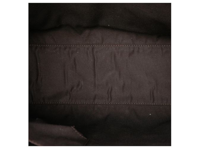 Tote Nailhead em couro de vitelo branco e canvas GG Gucci Cru - vista 4