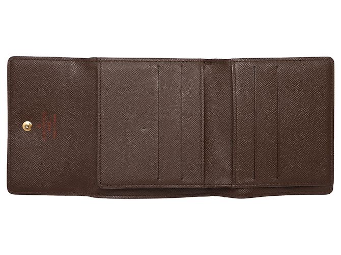 Cartera Louis Vuitton Elise Damier Ebene Marrón Castaño - vista 4