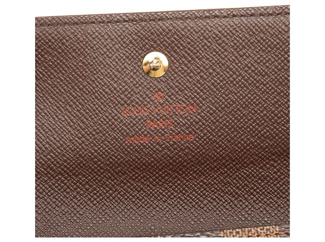Cartera Louis Vuitton Elise Damier Ebene Marrón Castaño - vista 6