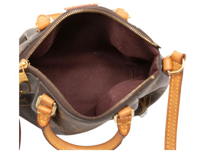 Louis Vuitton Marrone Monogram Nano Turenne - vista 4
