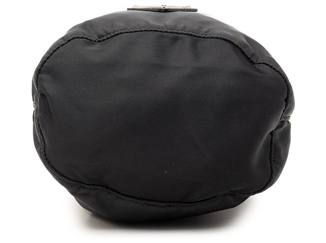 Pochette con coulisse in Tessuto nero Prada - vista 3