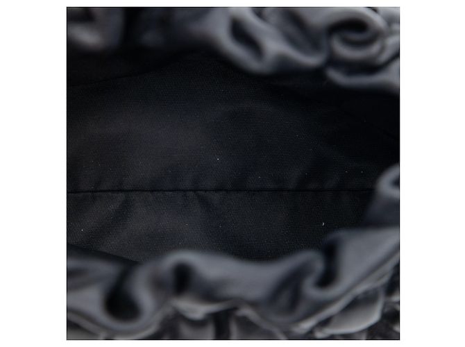 Borsa Mini Delices in agnello nero cannage gaufre Dior - vista 4