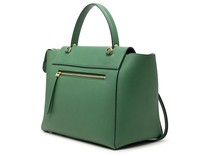 Belt Bag Céline Borsa Belt in pelle di vitello granulata verde Celine - vista 2