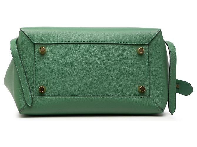 Belt Bag Céline Borsa Belt in pelle di vitello granulata verde Celine - vista 3