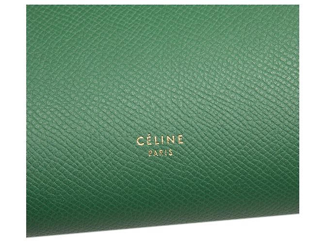Belt Bag Céline Borsa Belt in pelle di vitello granulata verde Celine - vista 5