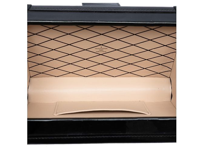 Louis Vuitton Adesivi Beige Monogram Vernis Petite Malle - vista 4