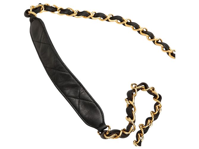 Chanel Black XL CC Quilted Lambskin Square Single Flap Preto - vista 9