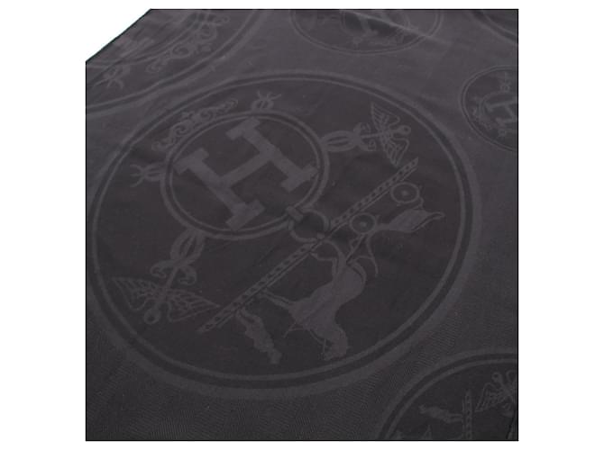 Hermès Stola New Libris Hermes in nero - vista 6