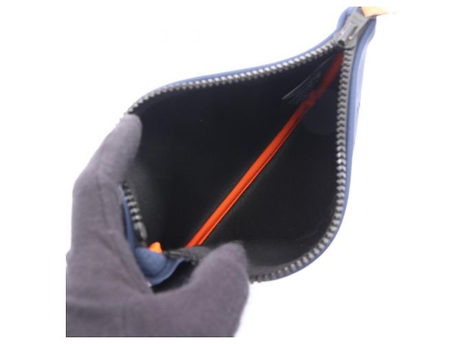 Hermès Pochette bolso Hermes NeoBain Thalassa PM Azul marino - vista 3