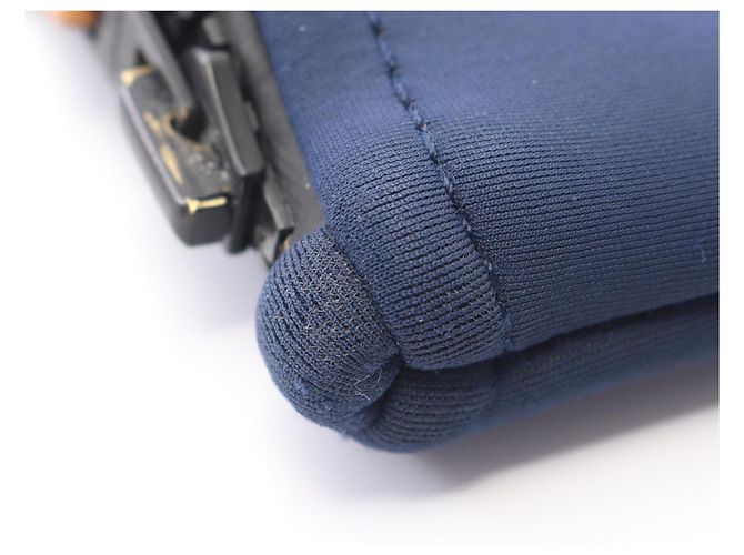 Hermès Pochette bolso Hermes NeoBain Thalassa PM Azul marino - vista 9